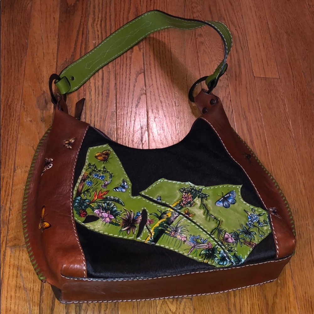Bohemian Leather purse